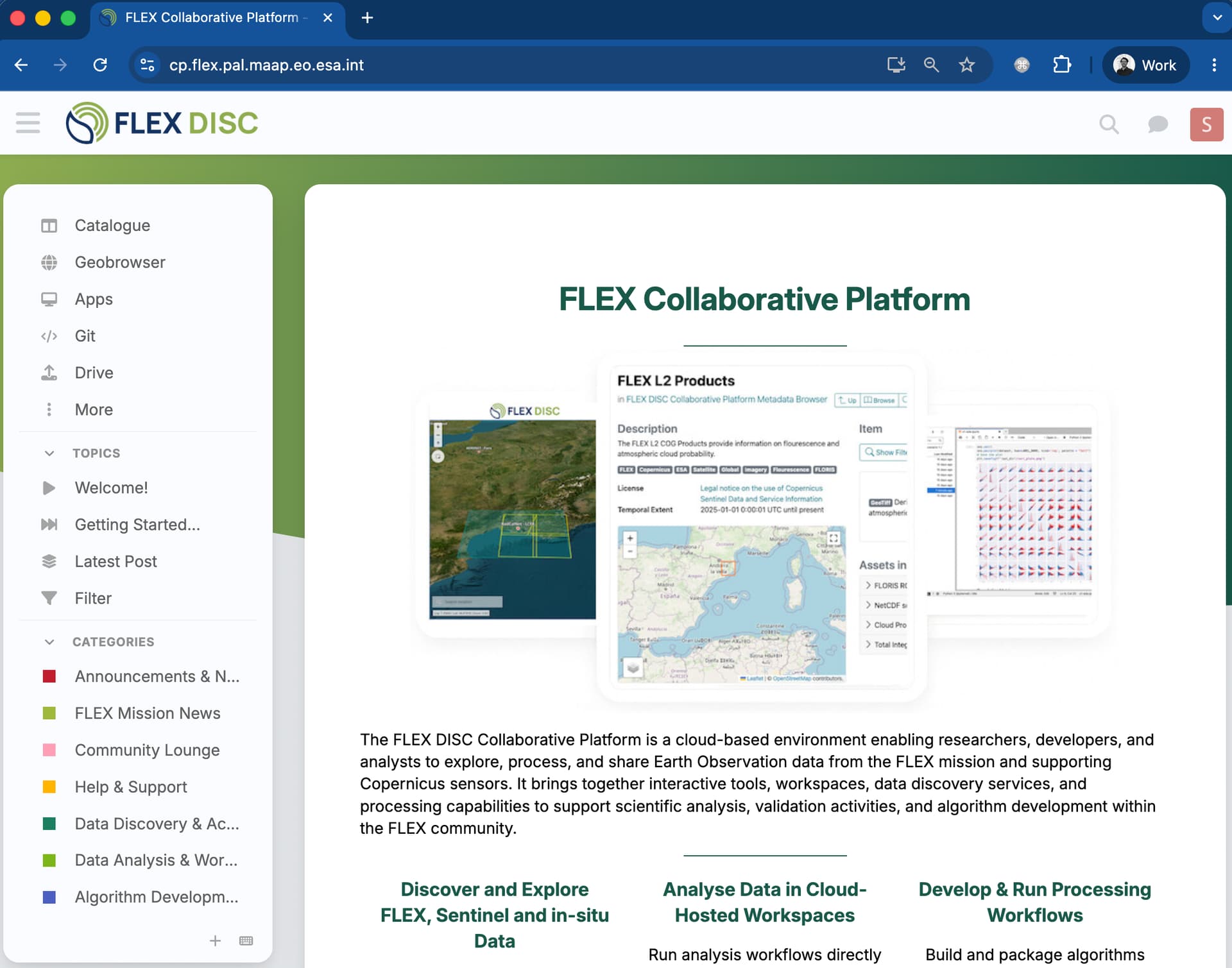 Getting Started - End-user registration on the FLEX Collaborative ...