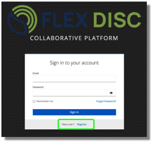 Getting Started - End-user registration on the FLEX Collaborative ...